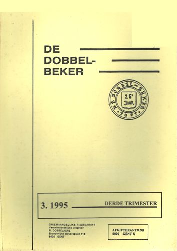 Kaft van De Dobbelbeker 1995.3